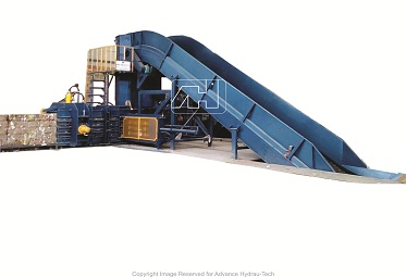 scrap baling machine